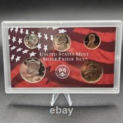 2001 United States Mint Silver Proof Set Complete OGP Box & COA 50 State