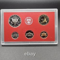 2001 United States Mint Silver Proof Set Complete OGP Box & COA 50 State