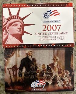 2002-2019 United States Silver Proof Sets (18 Sets) Below Greysheet Prices