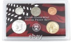 2002-S United States Mint 90% Silver Proof 10 Coin Set In OGP with COA COMPLETE