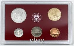2002-S United States Mint 90% Silver Proof 10 Coin Set In OGP with COA COMPLETE