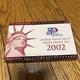 2002 S United States Mint Annual 10 Coin Silver Proof Set With Coins Coa And Box