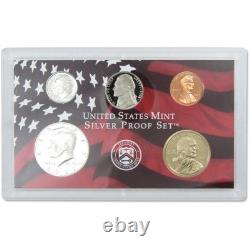 2002 Silver Proof Set U. S. Mint Original Government Packaging OGP COA