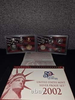 2002 US Mint Silver Proof Set 10 coin OGP COA. Free shipping 2002 US Mint Silver Proof Set 10 coin OGP COA. Free shipping