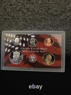 2002 US Mint Silver Proof Set 10 coin OGP COA. Free shipping