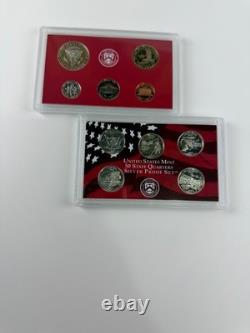 2002 United States Mint Silver Proof Set in Box with COA 10 Coin Set