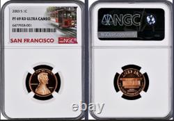 2003-S 10-coin Silver Proof Set NGC graded PF69 Ultra Cameo