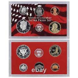 2003 S Partial Proof Set 90% Silver US Mint 5 Coins NO QUARTERS, No Box/COA