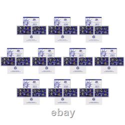 2003 S Proof Set 10 Pack Nice Original Boxes & COAs US Mint 100 Coin Lot