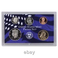 2003 S Proof Set 10 Pack Nice Original Boxes & COAs US Mint 100 Coin Lot