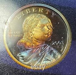 2003-S Sealed Proof Set with Top-Shelf Toned Sacagawea Dollar CHN