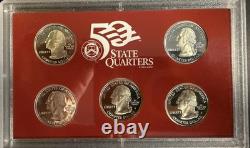 2003-S US Mint Silver Proof Set 10 Coins with COA & OGP