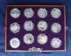 2003 Silver Proof 24 coin Set Golden Jubilee in Case with COAs (G4/34)