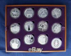 2003 Silver Proof 24 coin Set Golden Jubilee in Case with COAs (G4/34)