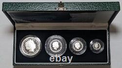 2003 Silver Proof Britannia Collection 4 Piece Set in Original Box and COA