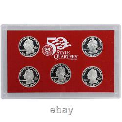 2003 Silver Proof set 10 Pack Kennedy, State quarters (OGP) 100 coins