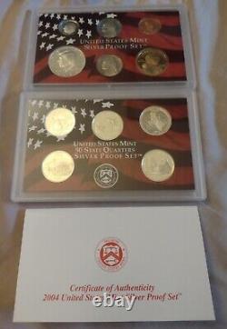 2004 2005 2006 Silver Proof Sets in OGP withCOAs