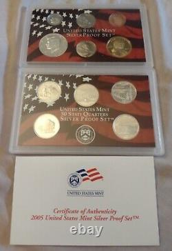 2004 2005 2006 Silver Proof Sets in OGP withCOAs