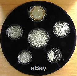 2004 AUSTRALIAN YEAR SET PURE SILVER Proof 6 Coin Set