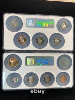 2004-S 90% Silver Proof Set NGC PF 69 Ultra Cameo FULL 2 SLAB SET