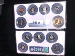 2004-S 90% Silver Proof Set NGC PF 69 Ultra Cameo FULL 2 SLAB SET
