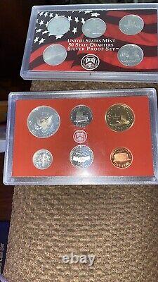 2004-S Complete SILVER Proof Set w Box and COA