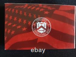 2004 S Complete Silver Proof Set with Red Box & COA 11 Coins uncirculated