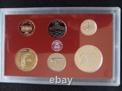 2004 S Complete Silver Proof Set with Red Box & COA 11 Coins uncirculated