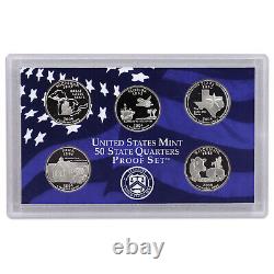 2004 S Proof Set 10 Pack Nice Original Boxes & COAs US Mint 110 Coin Lot