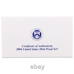 2004 S Proof Set 10 Pack Nice Original Boxes & COAs US Mint 110 Coin Lot