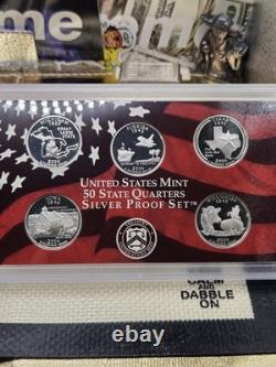 2004 U. S. Mint Silver Proof Set with Box & COA 90% Silver $1.85 FV NEW? OGP