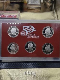 2004 U. S. Mint Silver Proof Set with Box & COA 90% Silver $1.85 FV NEW? OGP