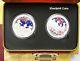 2005 Anzac 90th Anniversary 2 X Silver Proof Coin Biscuit Tin Set