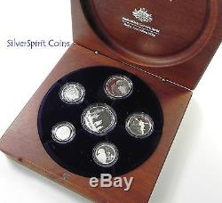 2005 AUSTRALIAN YEAR SET PURE SILVER Proof 6 Coin Set