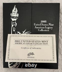 2005 American Legacy Collection US Mint Proof Set & Commemorative Coins
