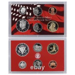 2005 S Proof Set Original Box & COA 11 Coins 90% Silver