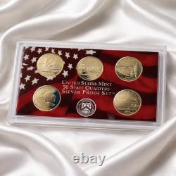 2005-S US Mint Silver Proof Set 11 Coin 90% Silver OGP COA Westward Journey IKE