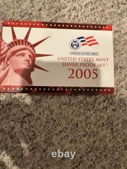 2005 S United States Mint Silver Proof Set In original Packaging #7763