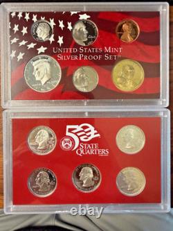 2005 Silver Proof Set U. S. Mint Original Government Packaging OGP COA