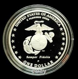 2005 US Mint American Legacy Collection-Marine Corp Commemorative 90% Silver $