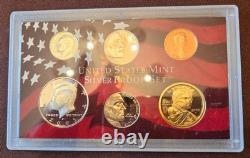 2005 US Mint Silver State Quarter Proof Set OGP with COA Excellent Condition