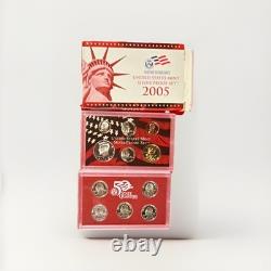 2005 U. S. Mint Silver Proof Set Proof Strike Silver Composition