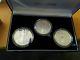 2006 3-pc American Eagle 20th Anniversary Silver Coin Set Reverse Proof A10 Ac