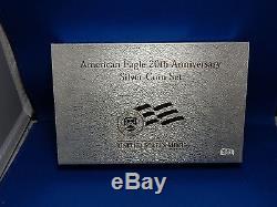 2006 American Eagle Silver Dollar 3-Coin Set Uncirculated, Proof & Reverse PF