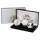 2006 American Silver Eagle 20th Anniversary 3 Coin Set Withbox + Coa