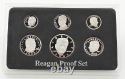 2006 Reagan 6 Coin. 999 Fine Silver Proof Set 9097