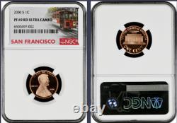 2006-S 10-coin Silver Proof Set NGC Graded PF69 Ultra Cameo Cable Car label
