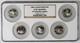 2006-s Silver Proof 5-coin Set Ngc Pf70 Ultra Cameo 1c 5c 10c 50c $1