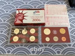 2006-S US Mint Silver Proof Set 10 Coins OGP Box COA 1.338 oz Silver