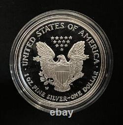 2006 Silver American Eagle 20th Anniversary 3 Coin Set With Box, Display & COA